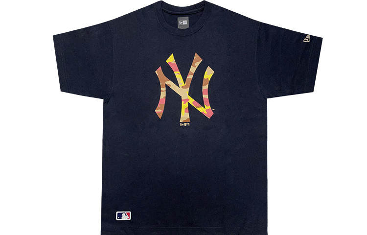 New Era SS22 T Shirt Unisex Marine Blue