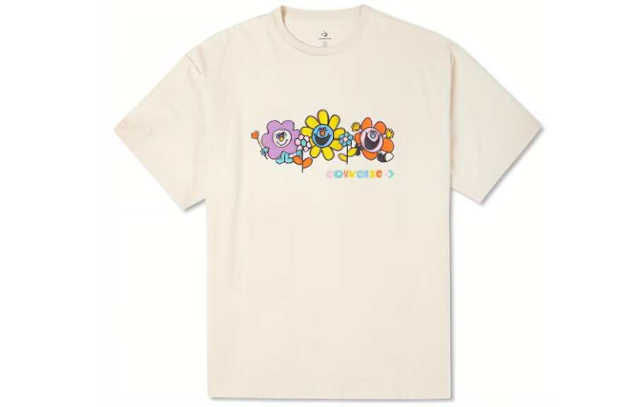 Converse MUCH LOVE T Shirt Unisex Milk White