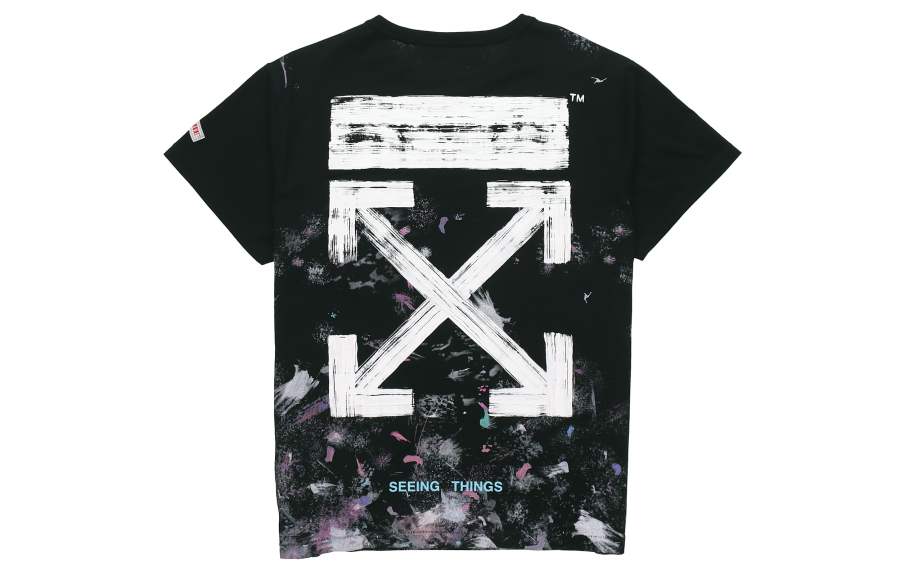 OFF-WHITE OFF WHITE Galaxy Brushed T shirt