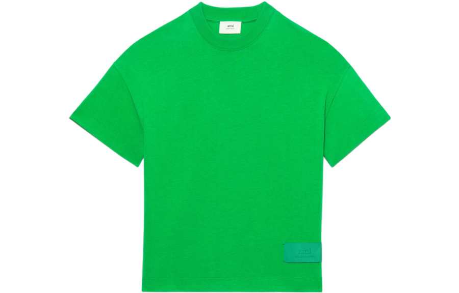 AMIPARIS Ami Satin Label T Shirt