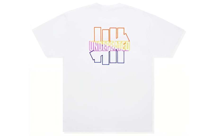 UNDEFEATED T Shirts Men's Crew Neck Moderate Straight Fit