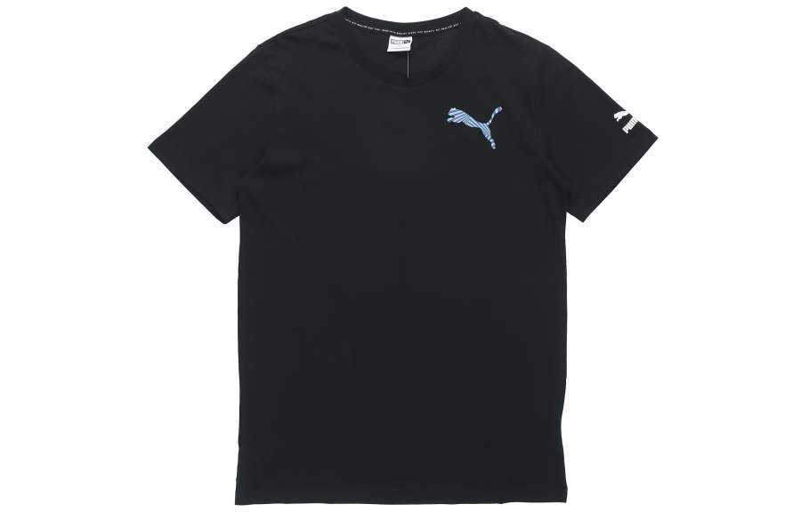 PUMA T Shirts Men's Crew Neck Moderate Straight Fit