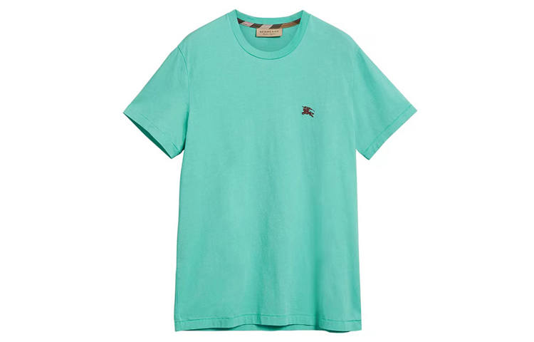 Burberry T Shirt Men's Light Green