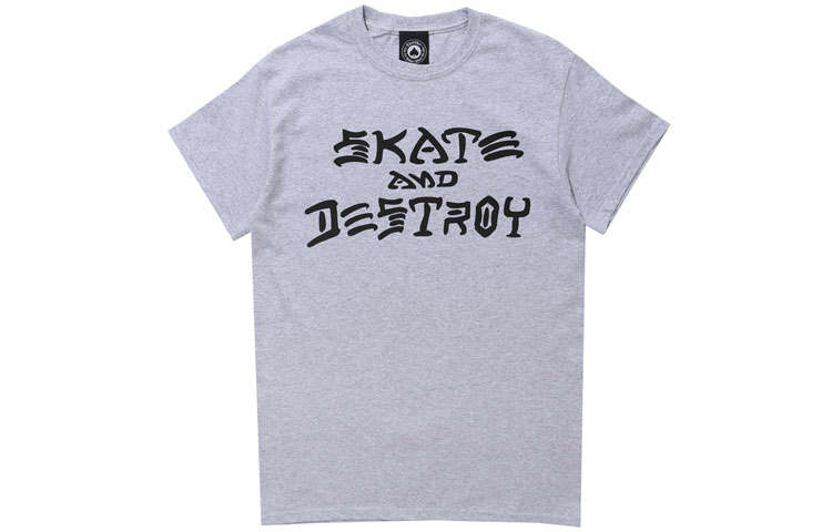 Thrasher Thrasher T Shirt US Version Unisex Gray