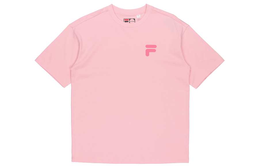 FILA FUSION Sports Life Collection T Shirt Unisex Youth Pink