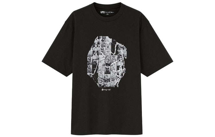 UNIQLO x Kawamura Print T Shirt Unisex Black