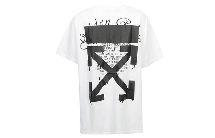 OFF-WHITE OFF WHITE Oversized Dripping Arrows T Shirt