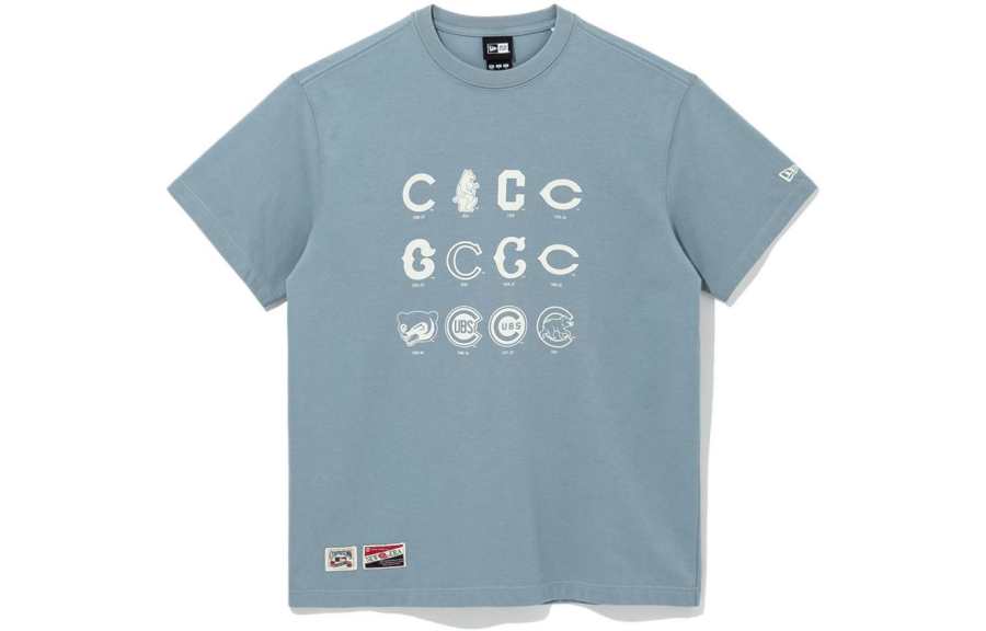 New Era SS22 T Shirt Unisex Blue Gray