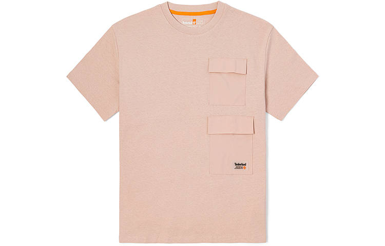 Timberland Drop Shoulder Sleeve T-Shirt Men's Pink
