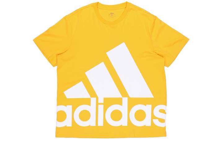 Adidas Adidas Set in Sleeve T Shirt Men's Yellow