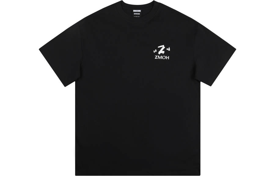 ZMOH T Shirts Unisex Crew Neck Moderate Straight Fit