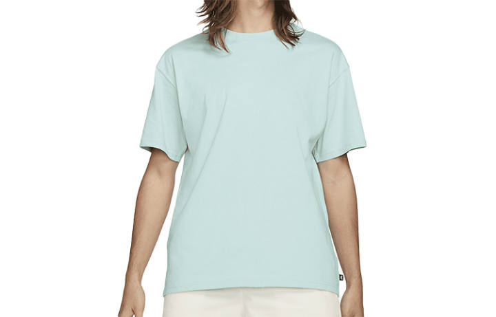 Nike Nike T Shirts Men's Green Crew Neck Moderate Straight Fit