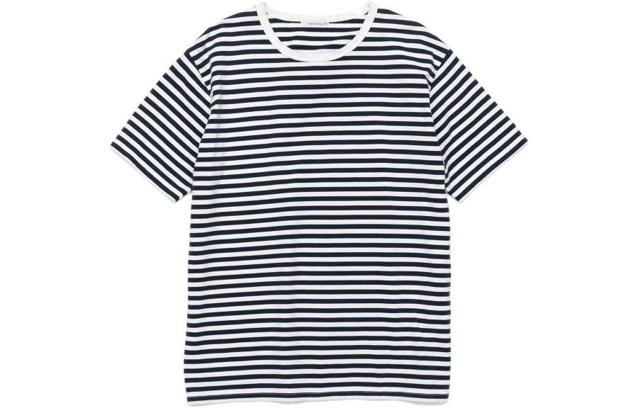 Nanamica Coolmax striped short-sleeve T-shirt