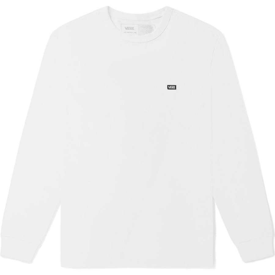 Vans T Shirts Unisex White Crew Neck Moderate Straight Fit