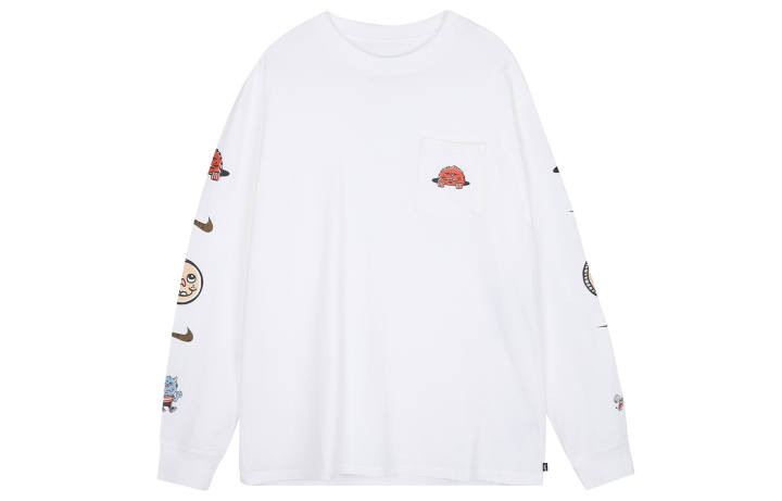 Nike Nike T Shirts Men's White Crew Neck Moderate Straight Fit