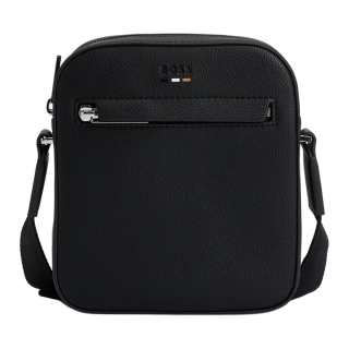 HUGO BOSS Artificial Leather Journalist Bag Crossbody Bag Men's Black