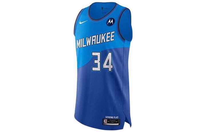 Nike Nike T Shirts Men's Blue Crew Neck Thin Straight Fit
