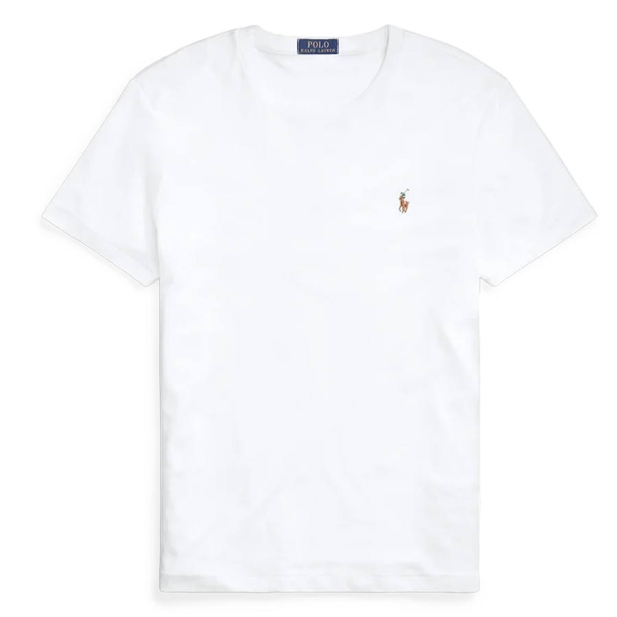 Polo Ralph Lauren SS23 T Shirt Custom Slim Fit Men's White