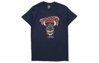 Thrasher Straight Fit T Shirt US Version Unisex Blue