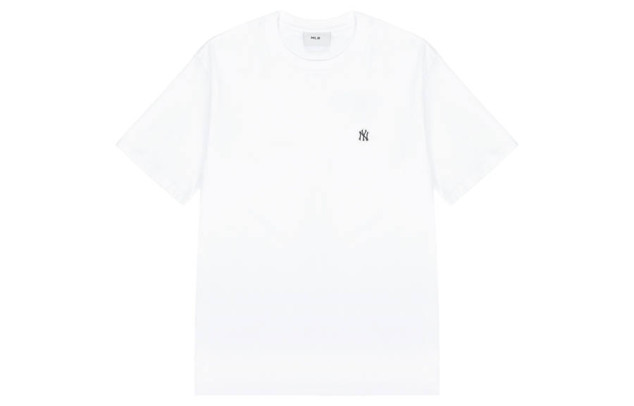 MLB MLB Base Logo T Shirts Unisex White Crew Neck Moderate