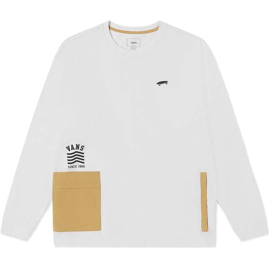 Vans Vans T Shirts Unisex White Crew Neck Moderate