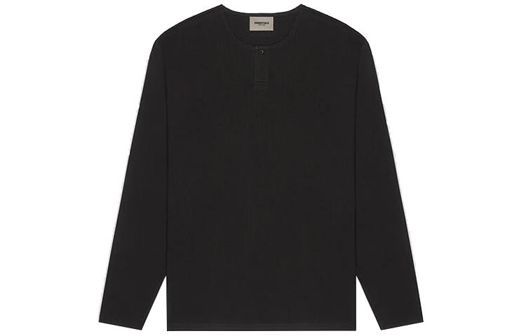 Fear Of God Essentials Thermal Longsleeve Henley T Shirt