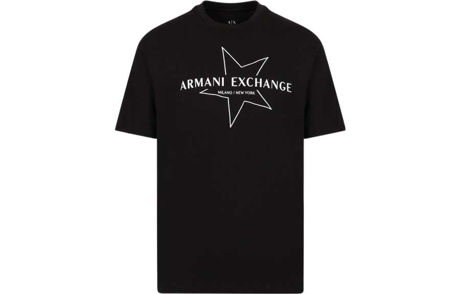 ARMANI EXCHANGE SS23 T Shirt Men's Black
