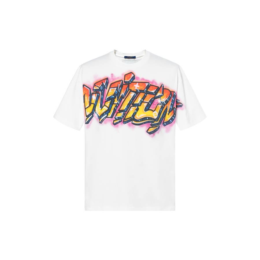 Louis Vuitton grafitti-print T-shirt