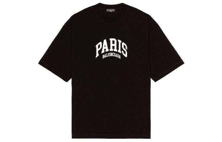 Balenciaga Mens Cities Paris Medium Fit T shirt