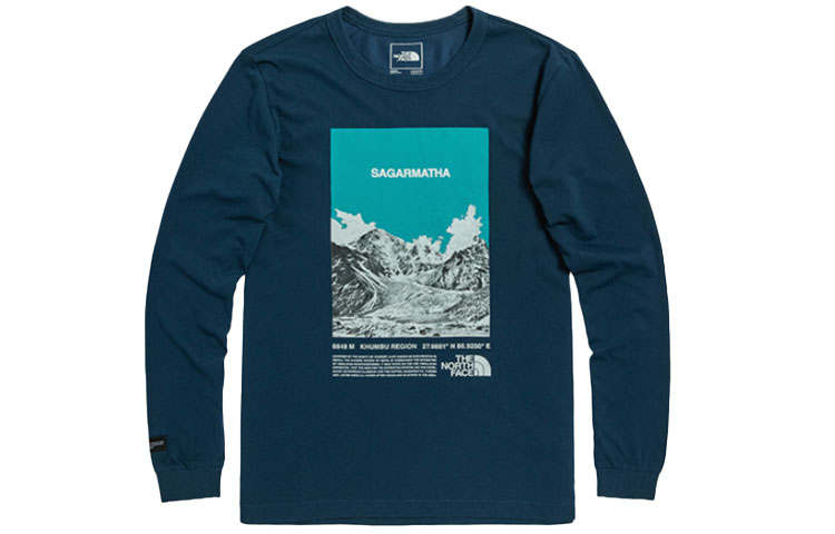 THE NORTH FACE T Shirt Men's Blue