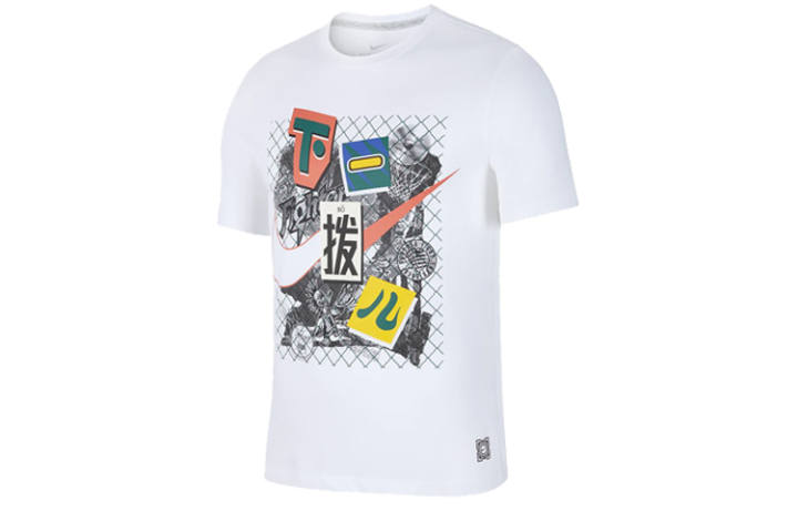 Nike Nike T Shirts Men's Crew Neck Moderate Straight Fit