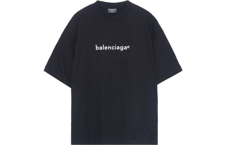Balenciaga T Shirt, Regular Fit Men's Black