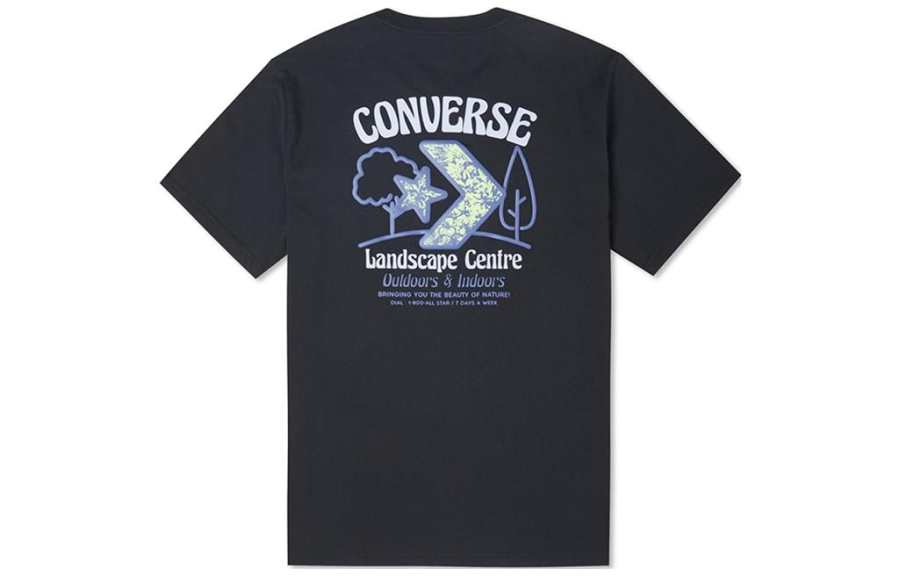 Converse Converse Set-in Sleeve T-Shirt Men's Black