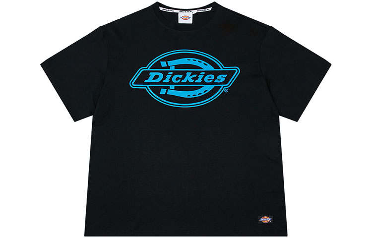 Dickies T Shirts Unisex Black Crew Neck Moderate Heavyweight