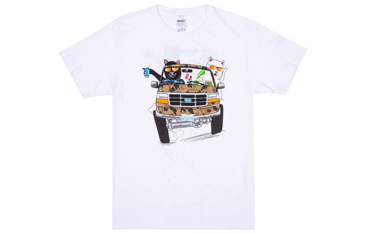 RIPNDIP T Shirts Unisex Crew Neck Moderate Straight Fit