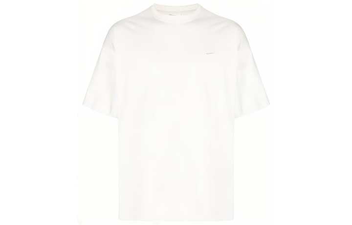 Nike Nike T Shirts Men's White Crew Neck Moderate Straight Fit