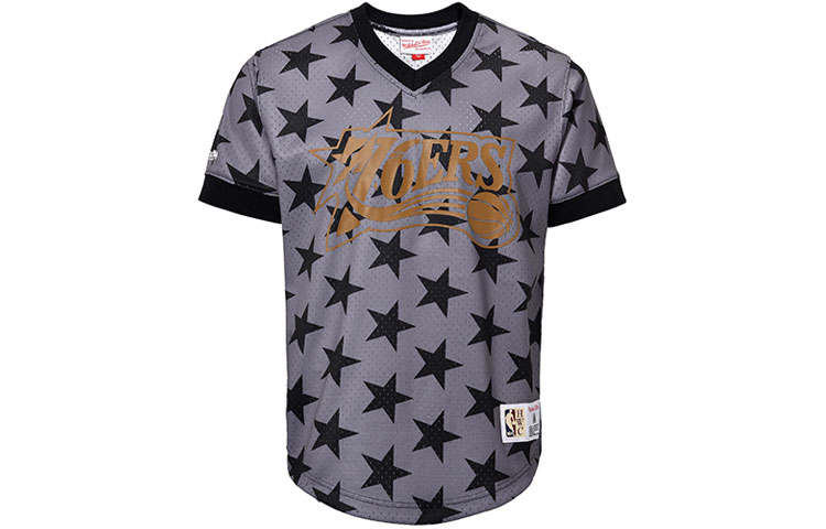 Mitchell Ness Mitchell Ness T Shirt Unisex Gray