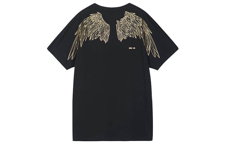 Boy London Gold Wing Print T-Shirt Black
