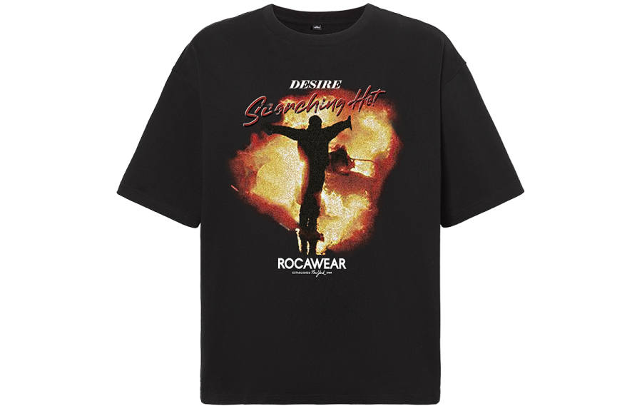 ROCAWEAR T Shirts Unisex Crew Neck Moderate Straight Fit