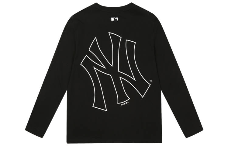 MLB T Shirts Unisex Black Crew Neck Moderate Straight Fit