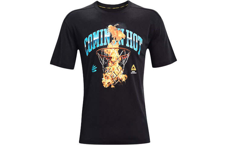 Under Armour Set in Sleeve T Shirt Men's Black