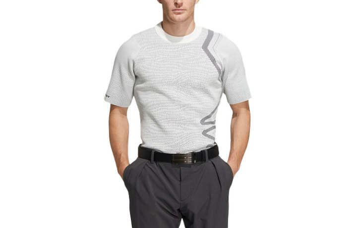 Adidas Adidas T Shirts Men's Gray Half Turtleneck Moderate