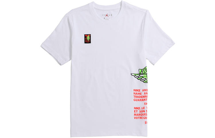 Jordan Jordan T Shirts Men's Crew Neck Moderate Straight Fit