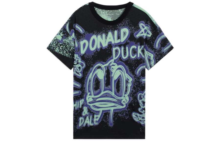 Li-Ning Li Ning x Disney T Shirt Unisex Black