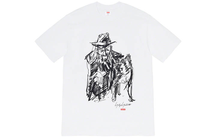 Supreme Supreme X Yohji Yamamoto Scribble Portrait Tee