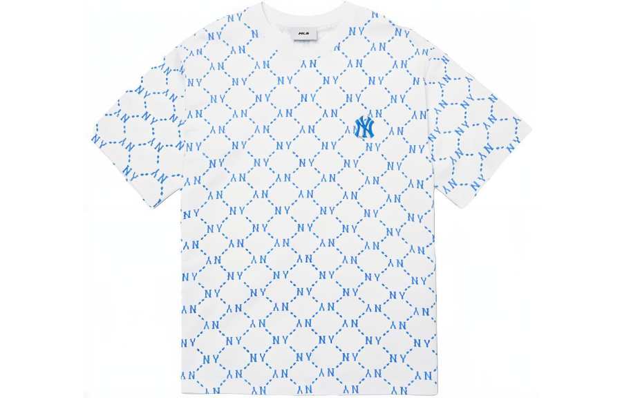 MLB MLB T Shirts Unisex White Crew Neck Moderate Straight Fit