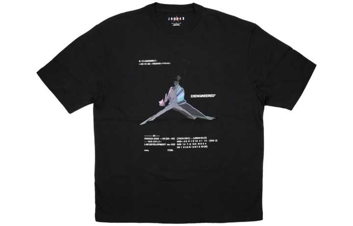 Jordan Jordan Raglan Sleeve T-Shirt Men's Black