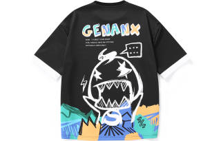 GENANX T Shirts Unisex Crew Neck Moderate Straight Fit