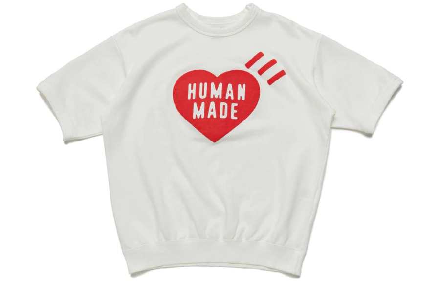 HUMAN MADE T Shirts Unisex Crew Neck Moderate Straight Fit