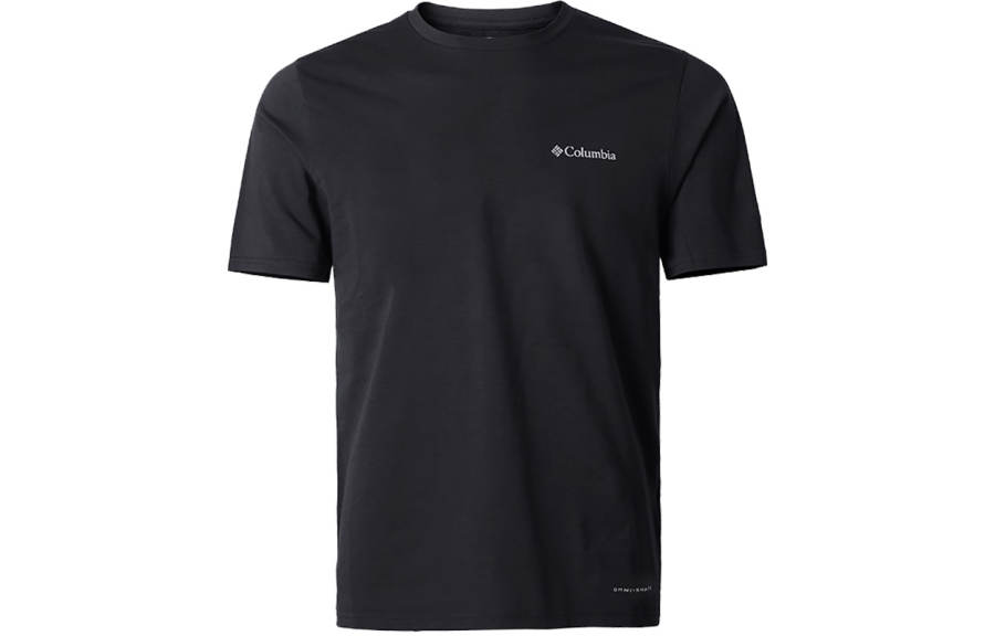 Columbia T Shirts Unisex Black Crew Neck Moderate